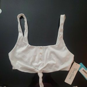 Beach Bunny Rib Tide Knot Bikini Top - XL